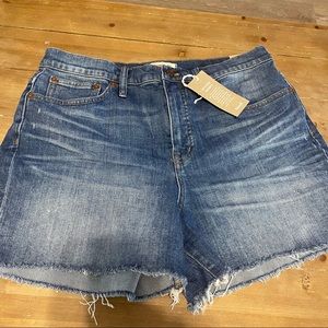 Madewell High Rise Denim Short NWT
